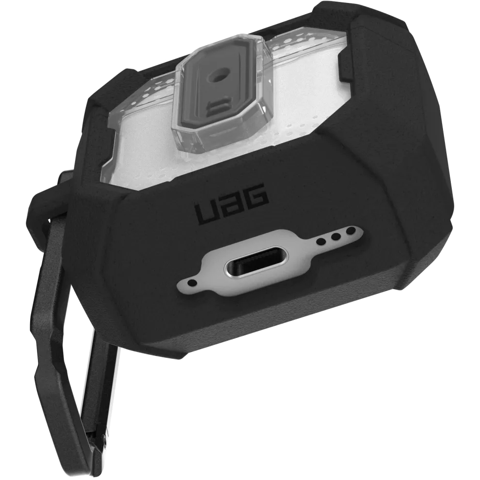 Pancerne etui Urban Armor Gear Plasma do słuchawek Apple Airpods 4, czarne